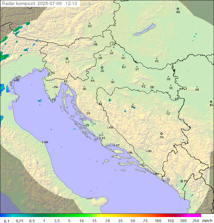 Padavine Hrvaška