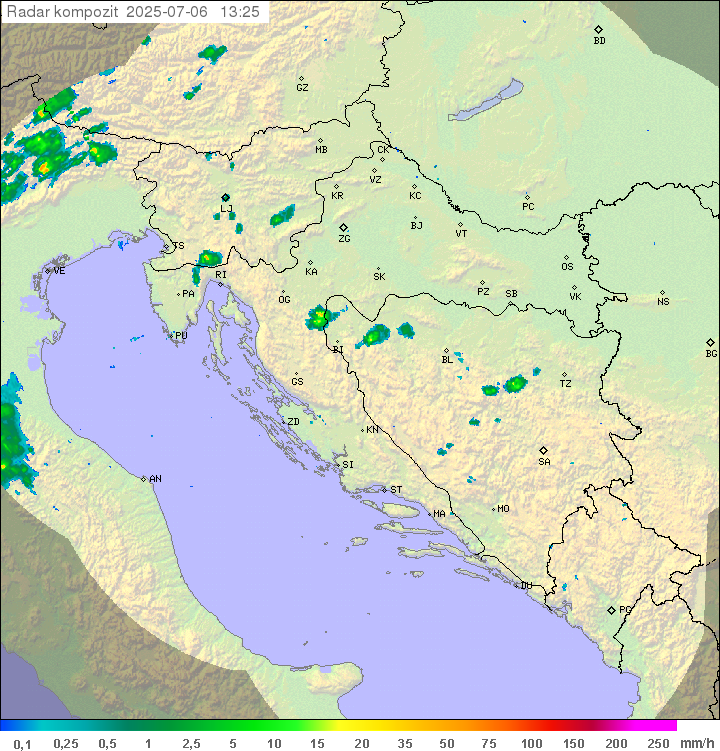 Padavine Hrvaška