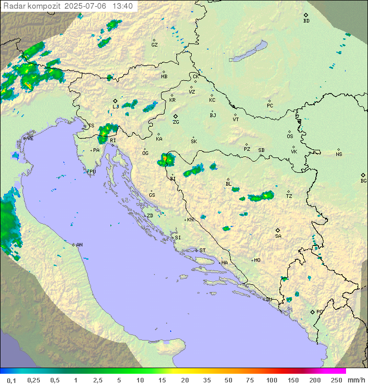 Padavine Hrvaška