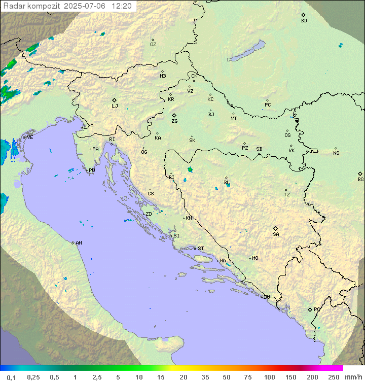 Padavine Hrvaška
