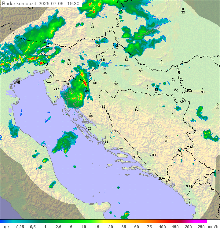 Padavine Hrvaška