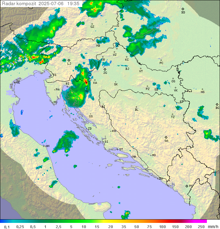 Padavine Hrvaška