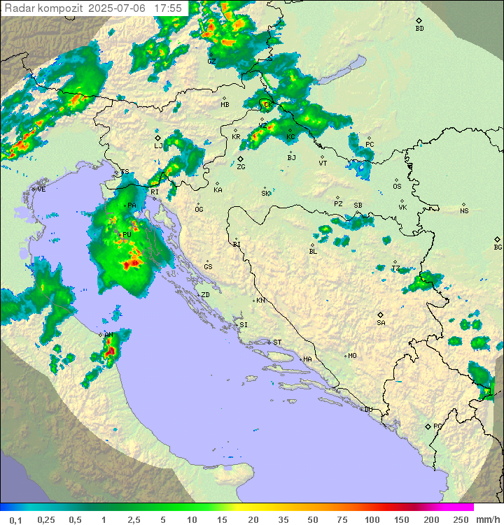 Padavine Hrvaška