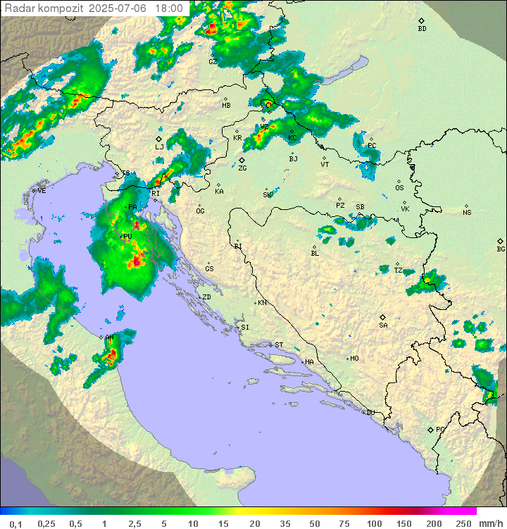 Padavine Hrvaška