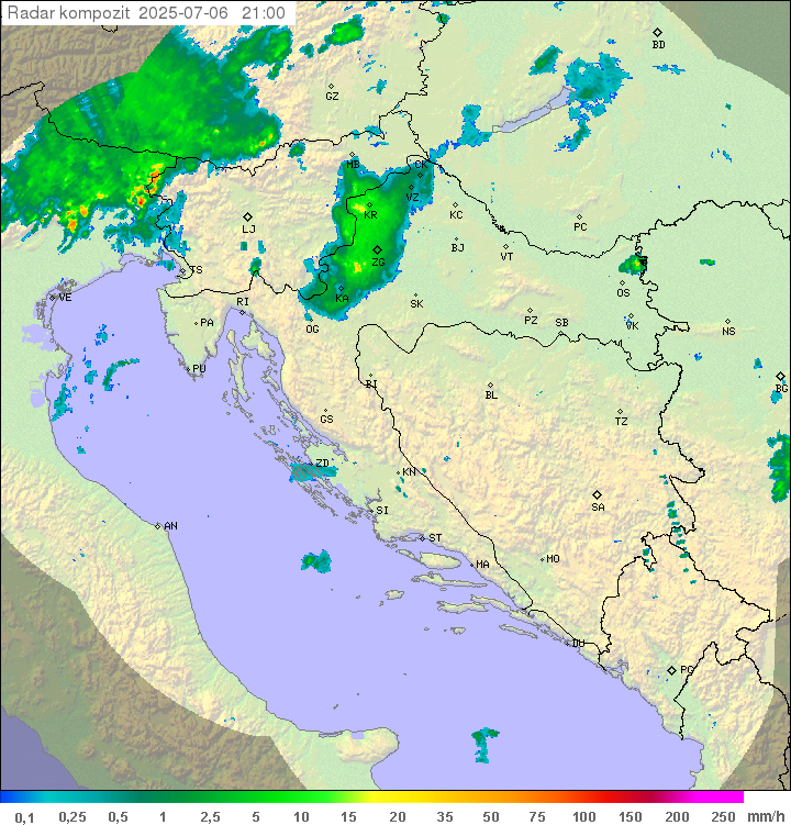 Padavine Hrvaška