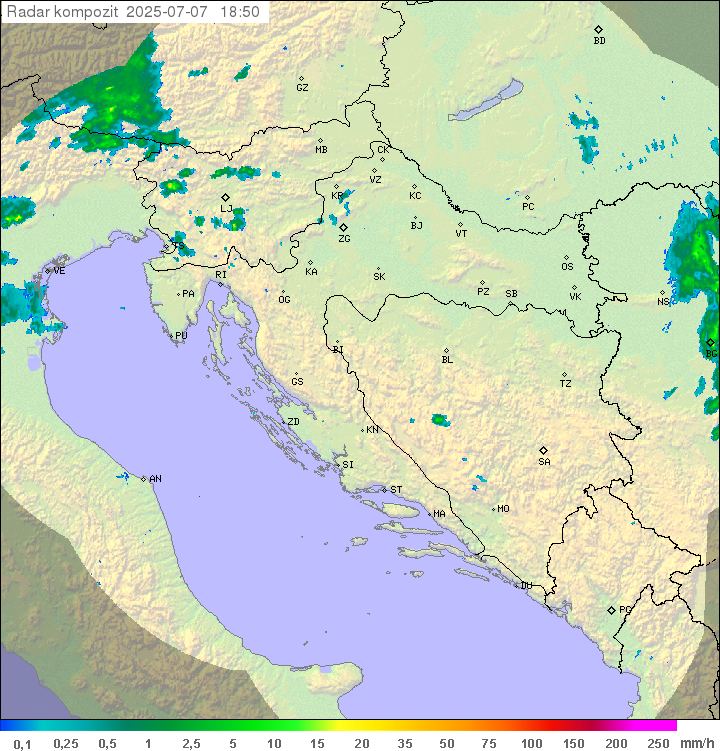 Padavine Hrvaška