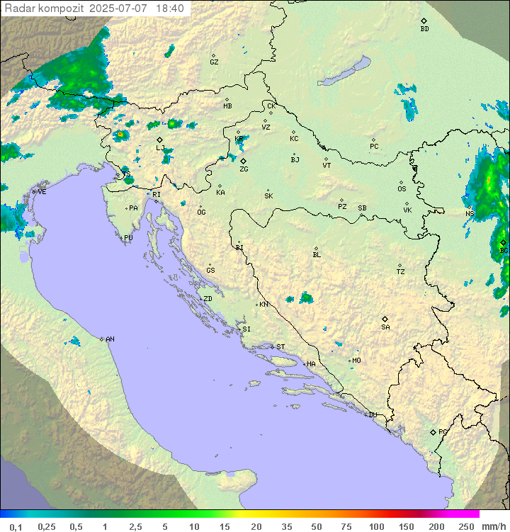 Padavine Hrvaška