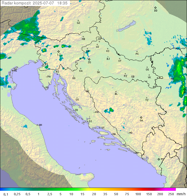 Padavine Hrvaška