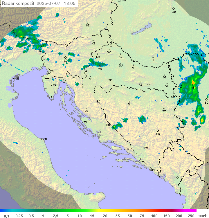 Padavine Hrvaška