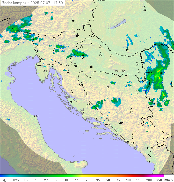 Padavine Hrvaška