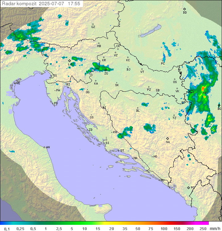 Padavine Hrvaška