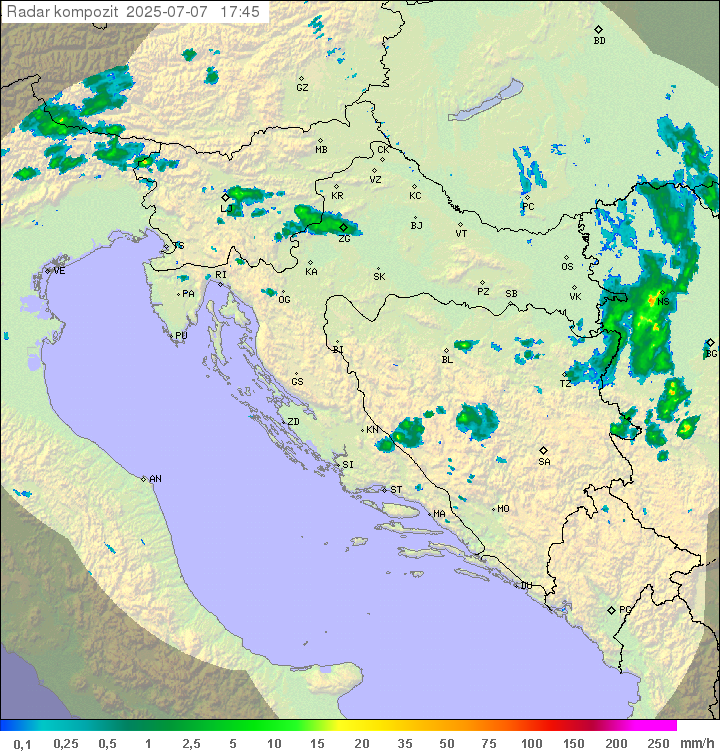 Padavine Hrvaška