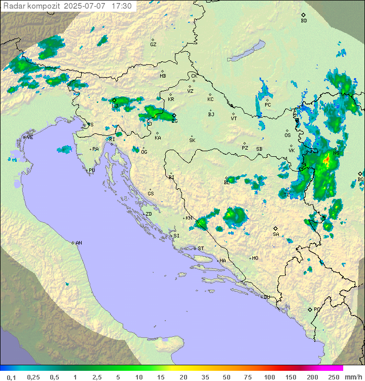 Padavine Hrvaška