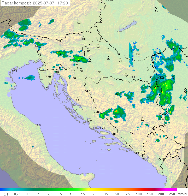 Padavine Hrvaška