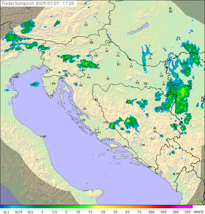 Padavine Hrvaška