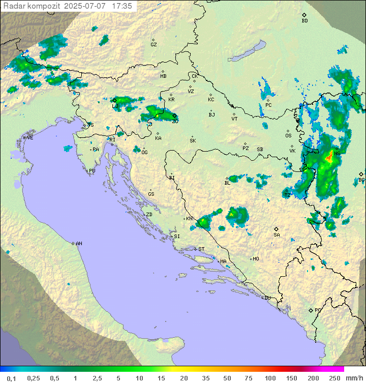 Padavine Hrvaška