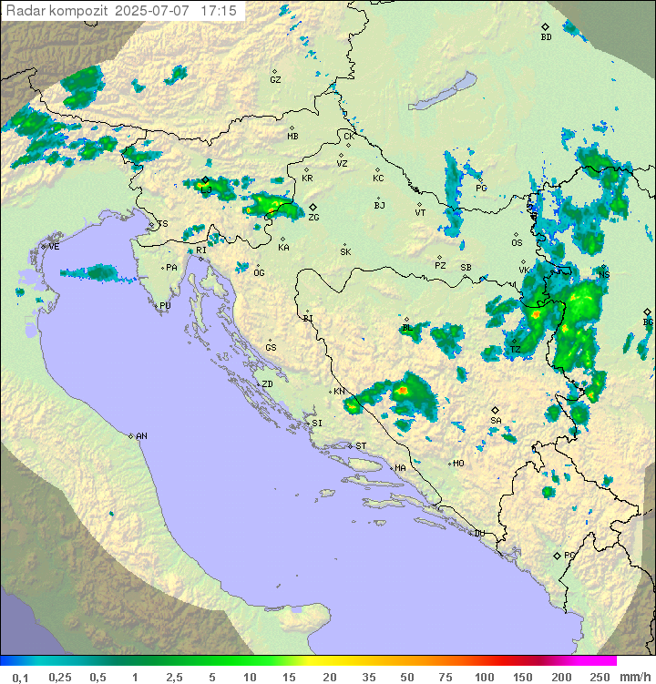 Padavine Hrvaška