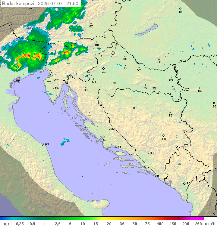 Padavine Hrvaška