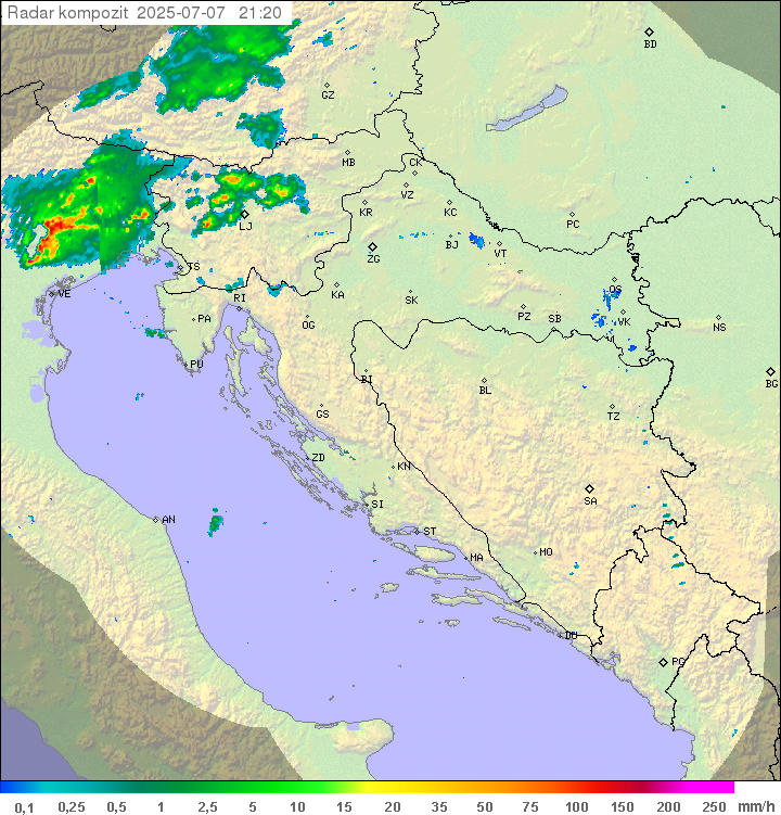 Padavine Hrvaška
