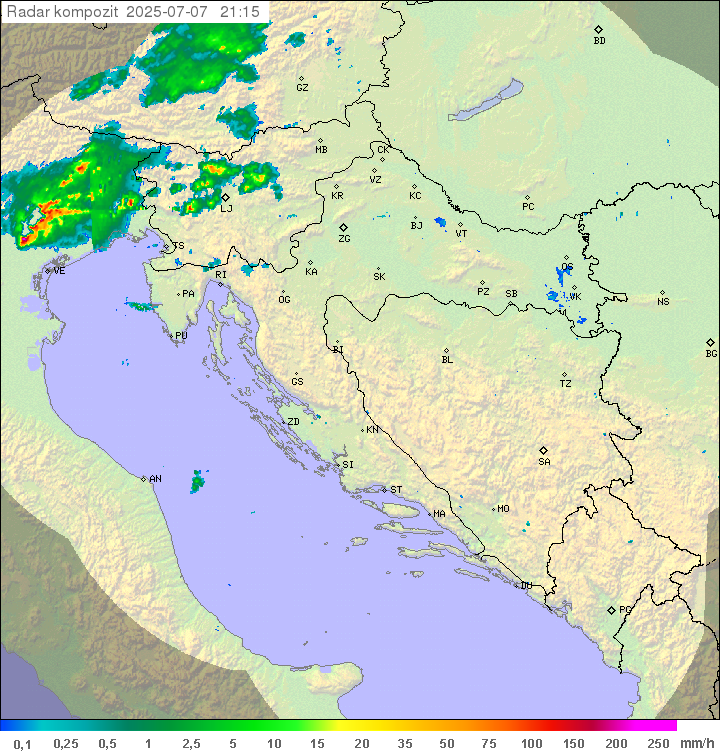 Padavine Hrvaška