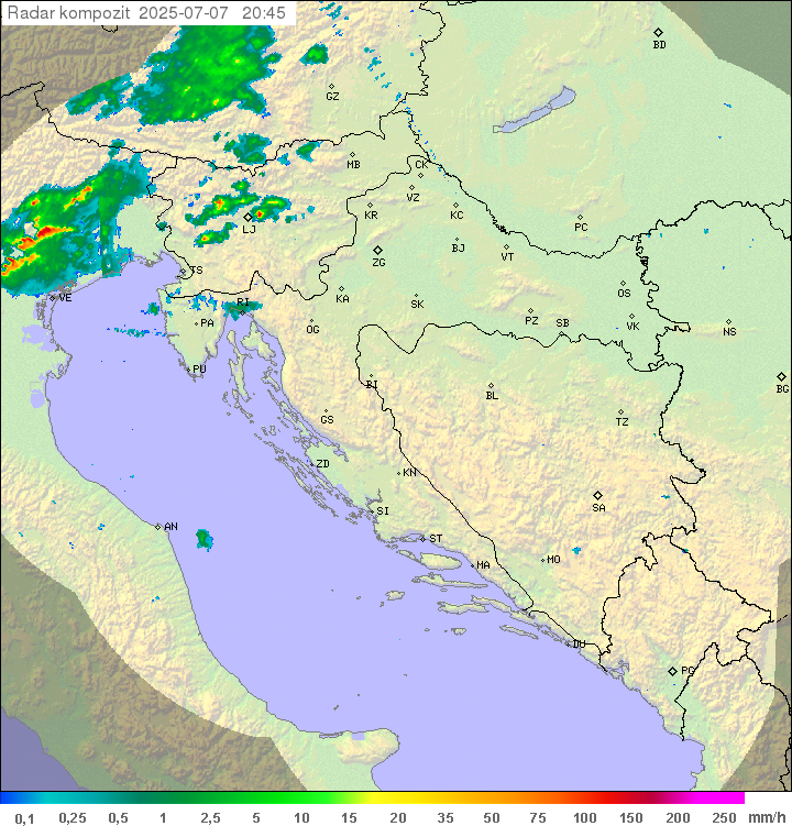 Padavine Hrvaška