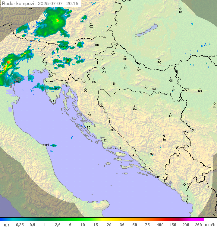 Padavine Hrvaška