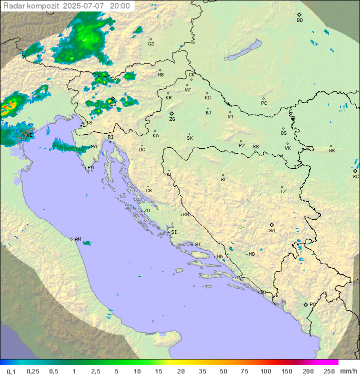 Padavine Hrvaška