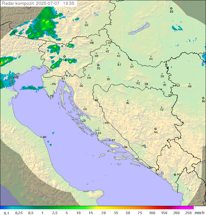 Padavine Hrvaška