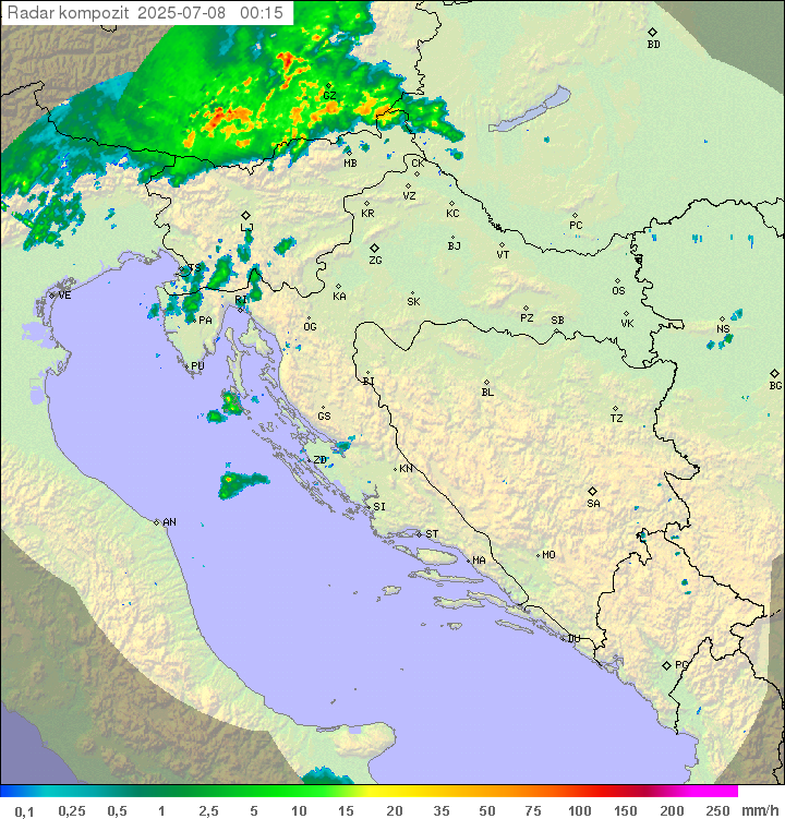 Padavine Hrvaška
