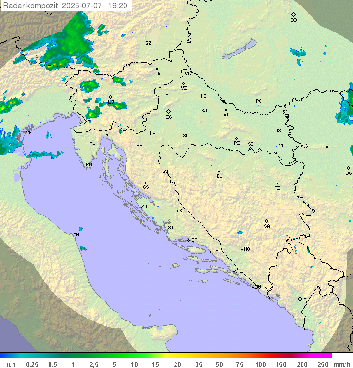 Padavine Hrvaška