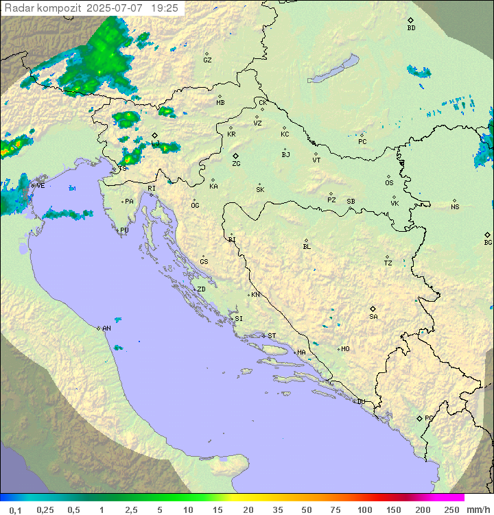 Padavine Hrvaška