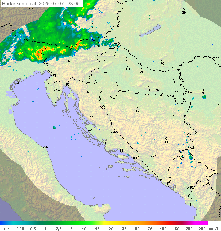 Padavine Hrvaška