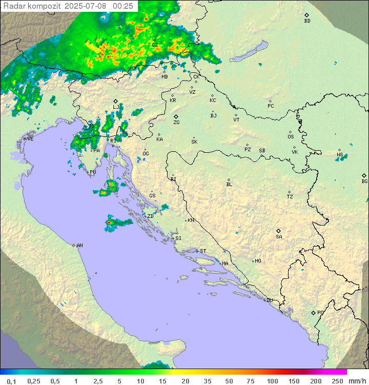 Padavine Hrvaška
