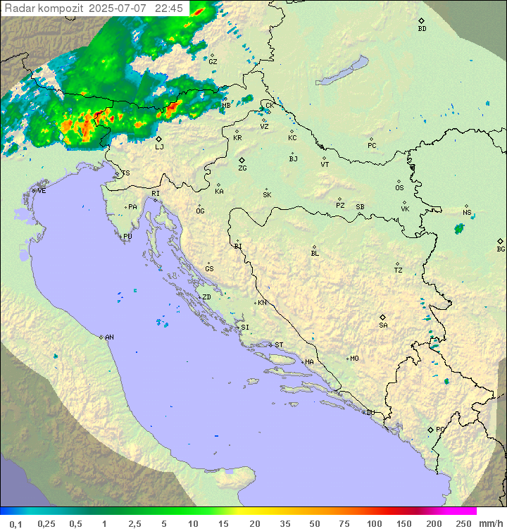 Padavine Hrvaška