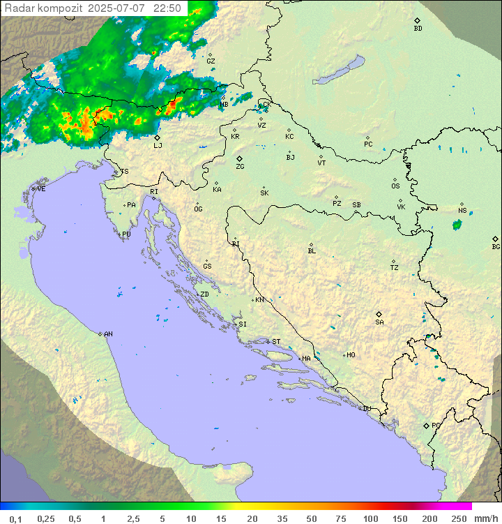 Padavine Hrvaška
