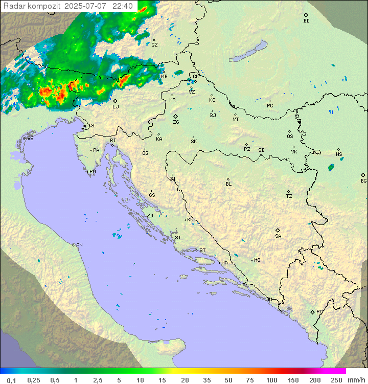 Padavine Hrvaška