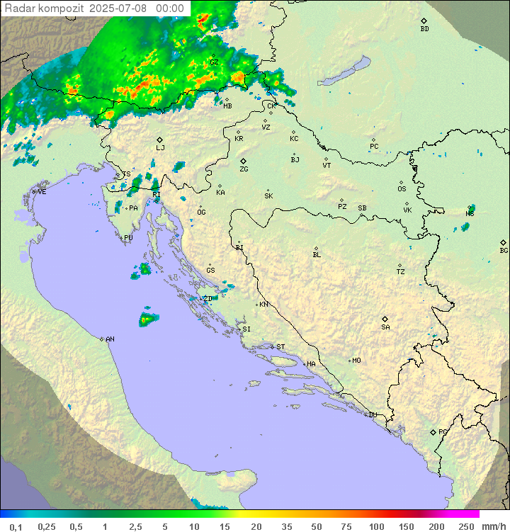 Padavine Hrvaška