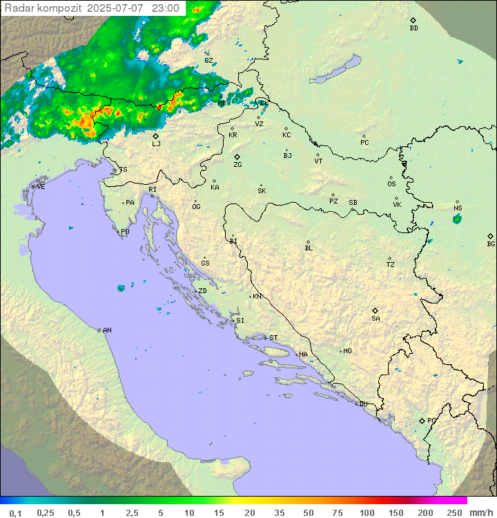 Padavine Hrvaška