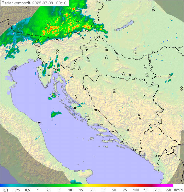 Padavine Hrvaška