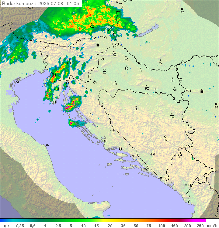 Padavine Hrvaška