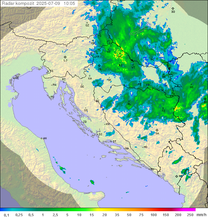 Padavine Hrvaška