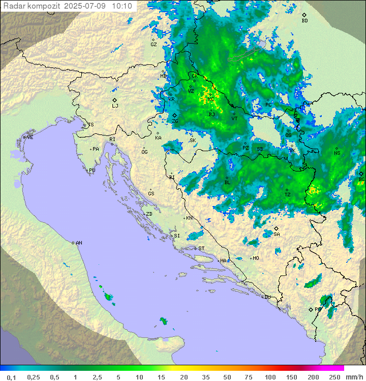 Padavine Hrvaška