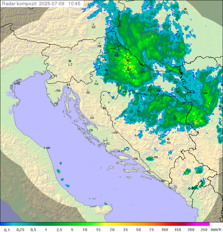 Padavine Hrvaška