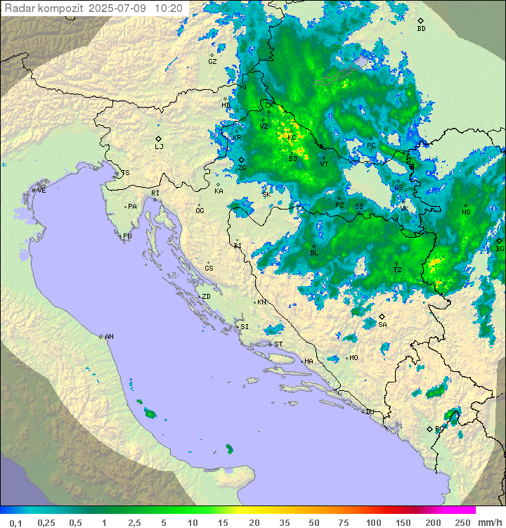 Padavine Hrvaška