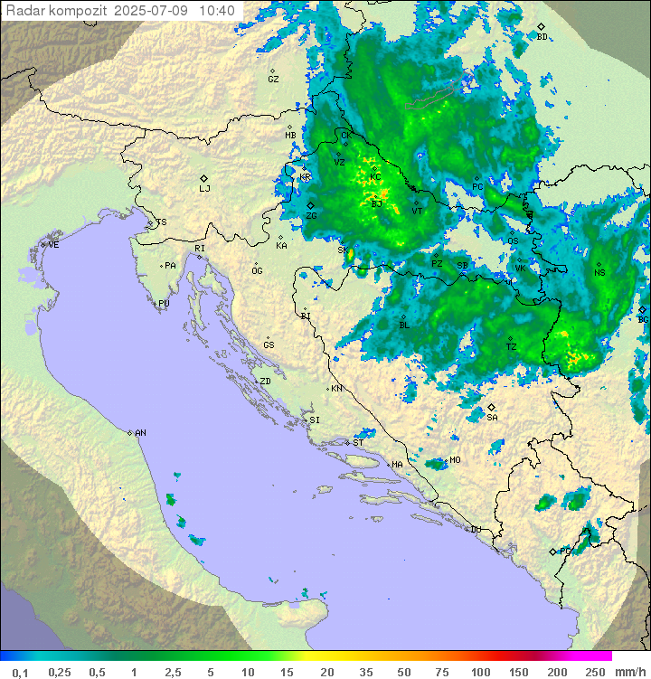 Padavine Hrvaška
