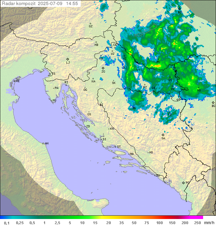 Padavine Hrvaška