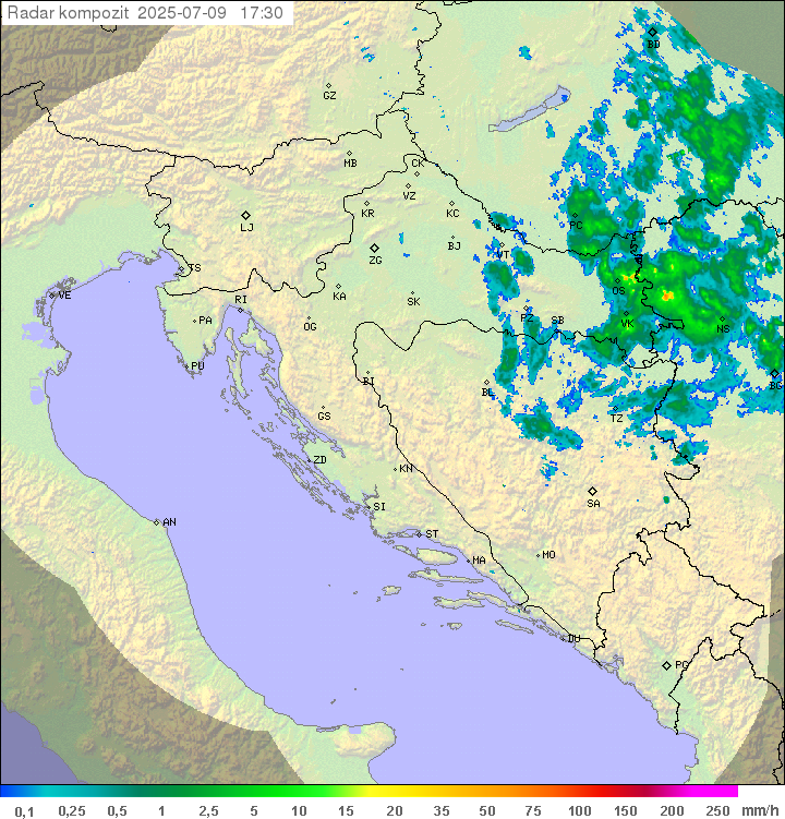 Padavine Hrvaška