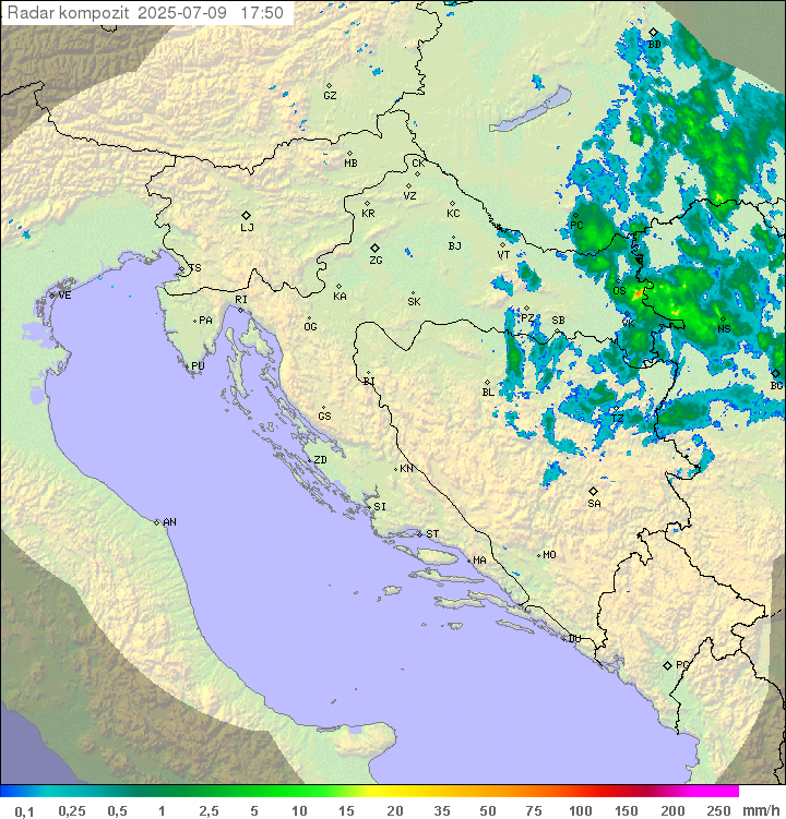 Padavine Hrvaška