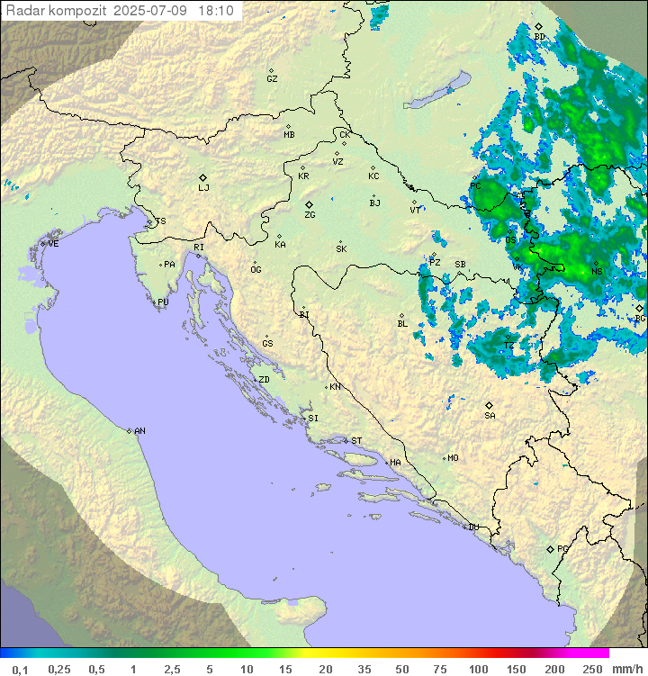 Padavine Hrvaška