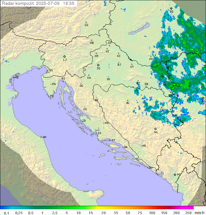 Padavine Hrvaška
